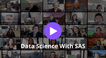 Data Science With SAS training