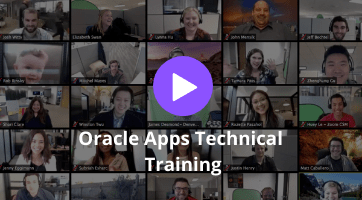 Oracle Apps Technical Training
