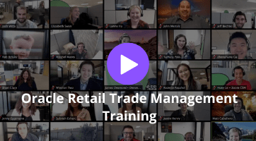 Oracle Retail Trade Management training