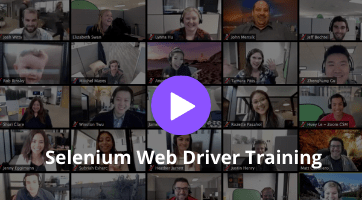 Selenium WebDriver Training