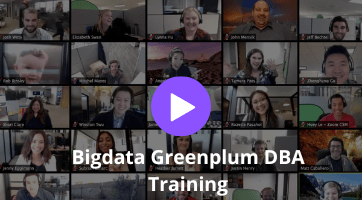 Bigdata Greenplum DBA Training