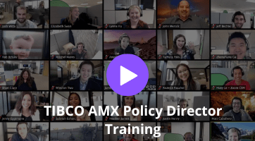 TIBCO AMX Policy Director Training