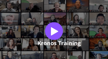 Kronos Training