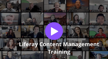 Liferay Content Management Training