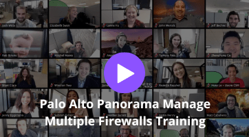 Palo Alto Panorama Manage Multiple Firewalls Training