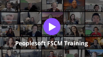 Peoplesoft FSCM Training