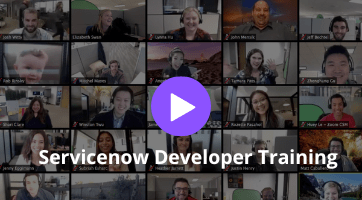 Servicenow Developer Training