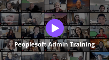 Peoplesoft Admin Training