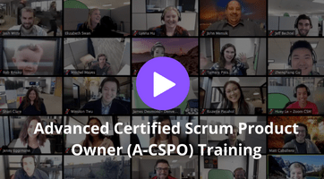 Advanced Certified Scrum Product Owner (A-CSPO) Training