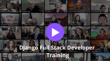 Django Full Stack Developer Training