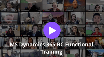 MS Dynamics 365 BC Functional Training