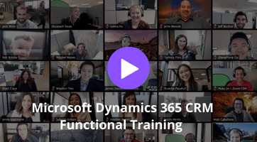 Microsoft Dynamics 365 CRM Functional Training